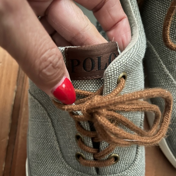 POLO RALPH LAUREN FORESTMONT II BURLAP SNEAKER - Picture 10 of 11